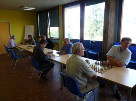 C&lsquo;est parti ! Concentration maximale pour chacun des participants.